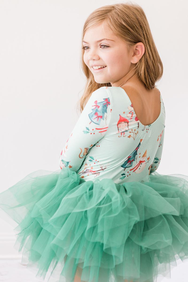 Believe in Your Elf 3/4 Tutu Leotard