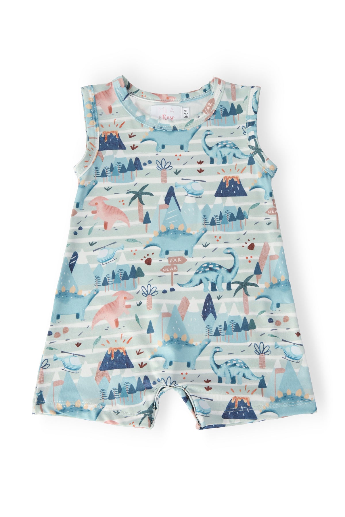 Dino Tracks Shorty One-Piece