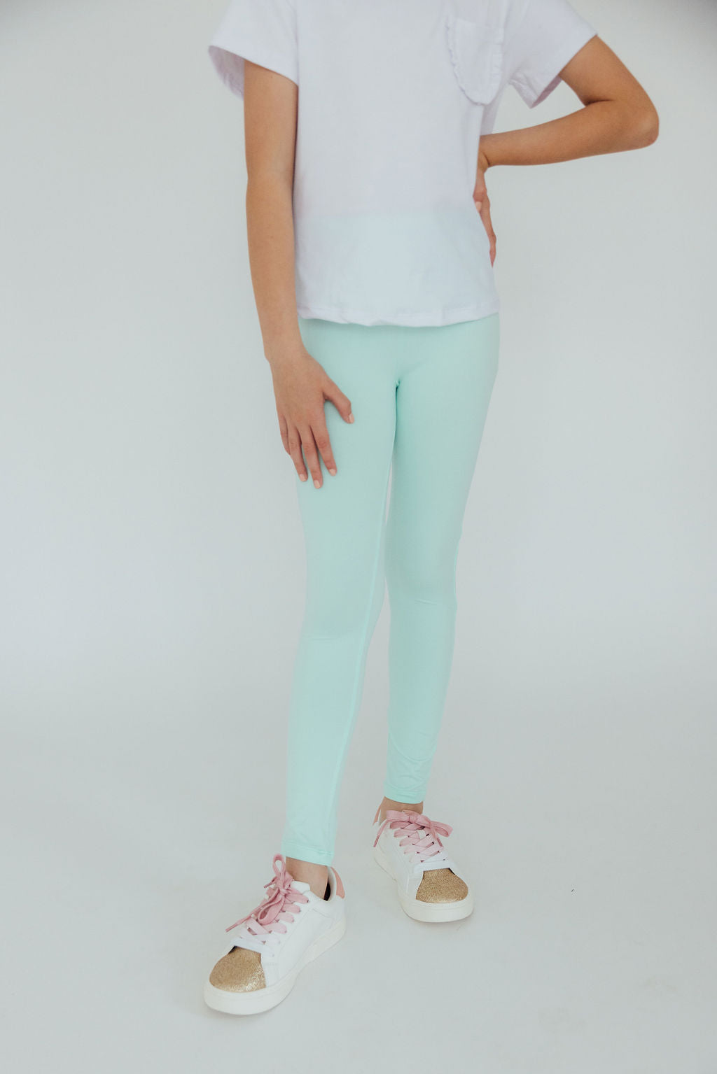Pastel Green Leggings