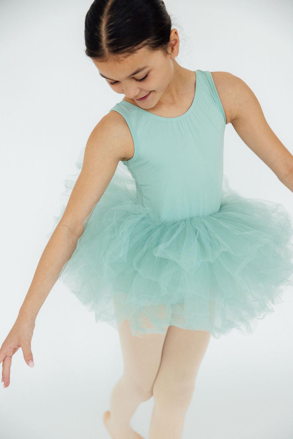 Sage Tank Tutu Leotard