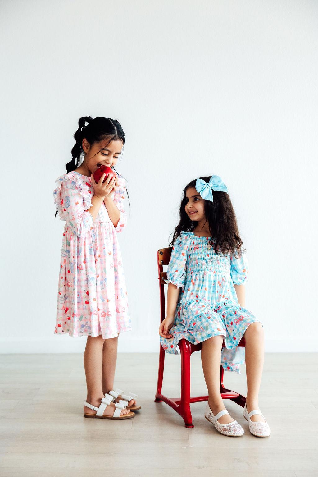School Days 3/4 Ruffle Twirl Dress