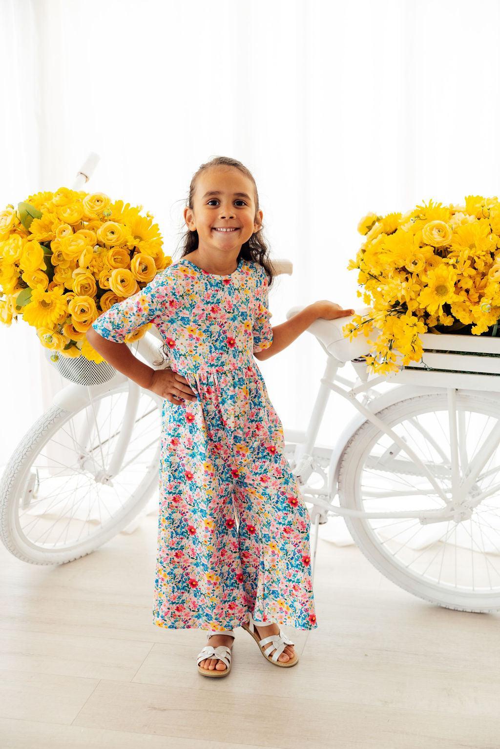 Fluttering Flowers Wide Leg Jumpsuit