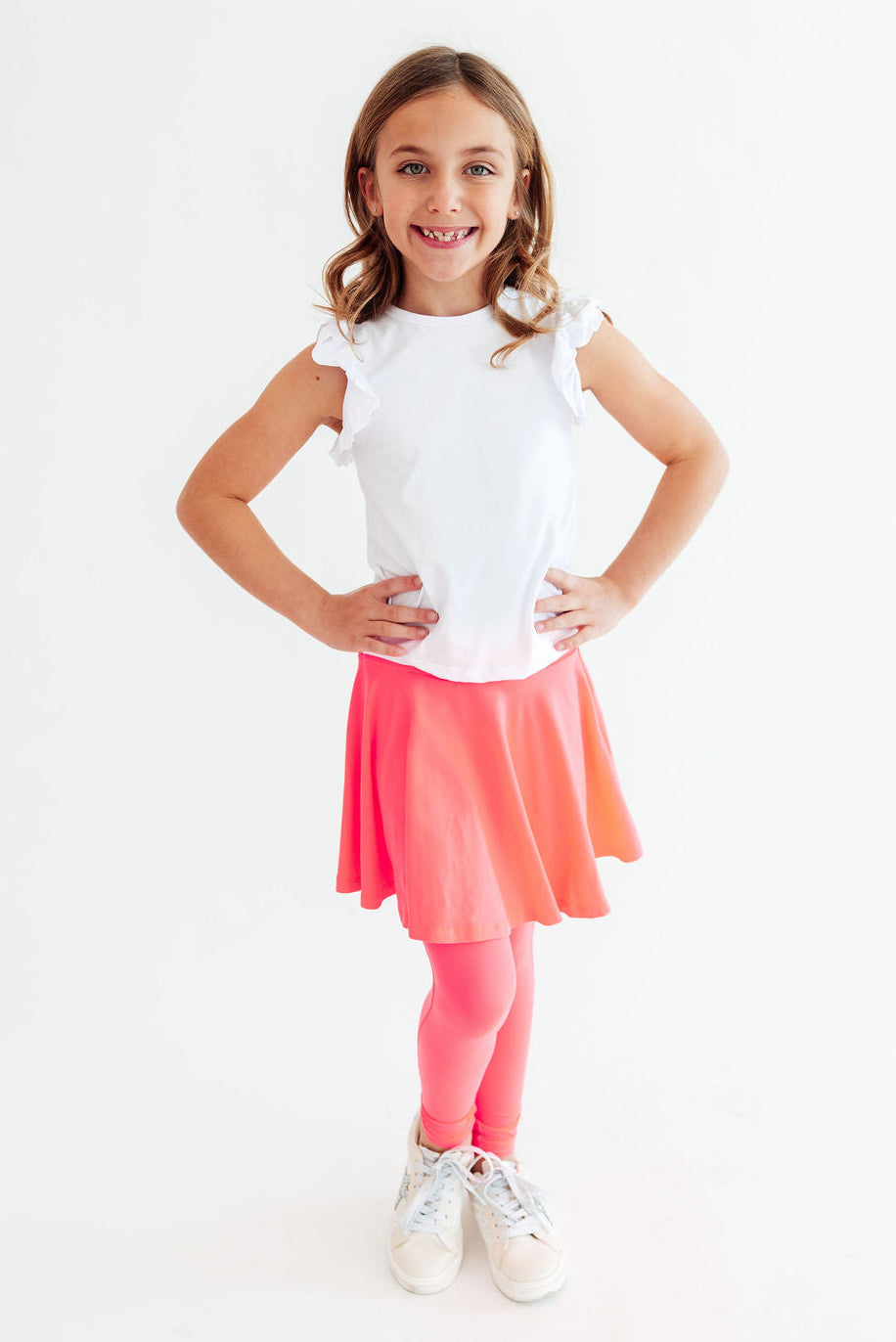 Neon Pink Twirl Skegging