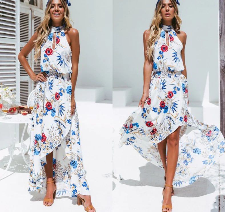 Boho Beach Elegance Maxi Dress